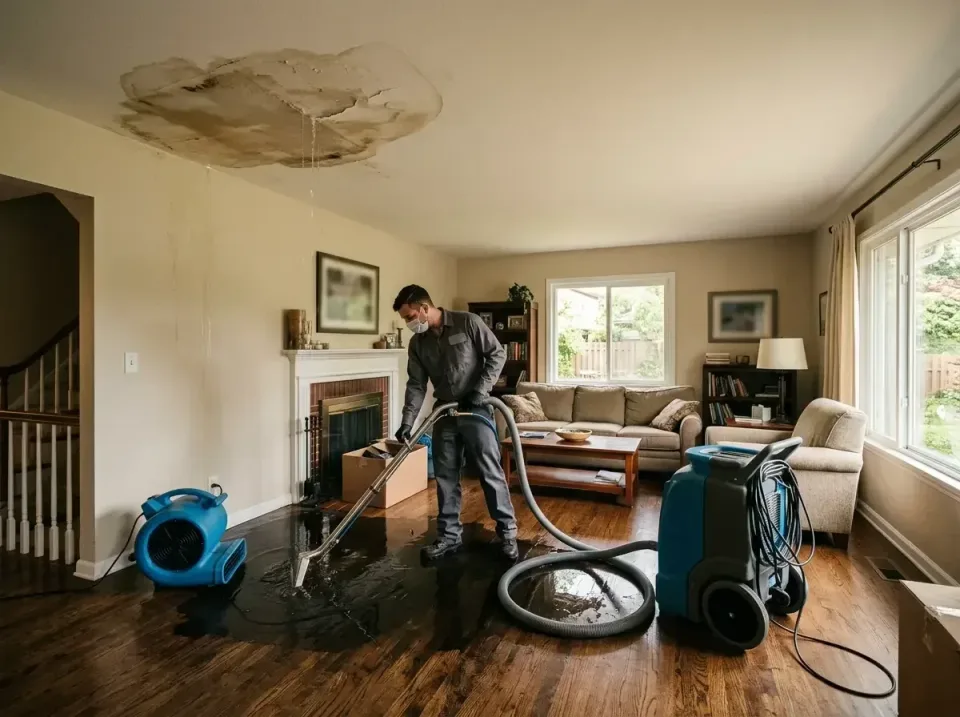 attic-pipe-burst-ceiling-drip-008 — frequently asked questions, Water Damage Restoration & Carpet Care in Bedford Heights, OH